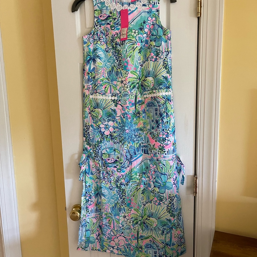 Lilly Pulitzer girls dress size 12 NWT Little Lilly Classic maxi. Lilly House